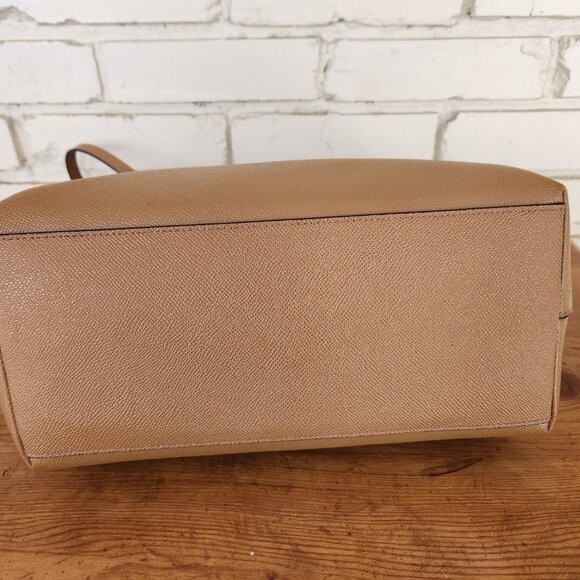 Like New Coach City Zip Brown Leather Shoulder Bag Tote Purse - Picture 8 of 13